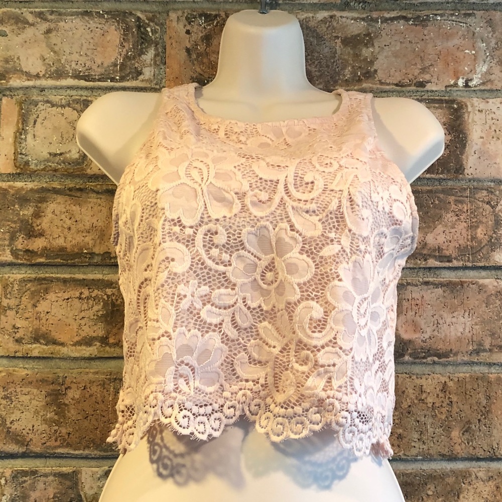 Forever 21 Lace Crop Top